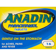 Anadin Paracetamol Tablets  16 